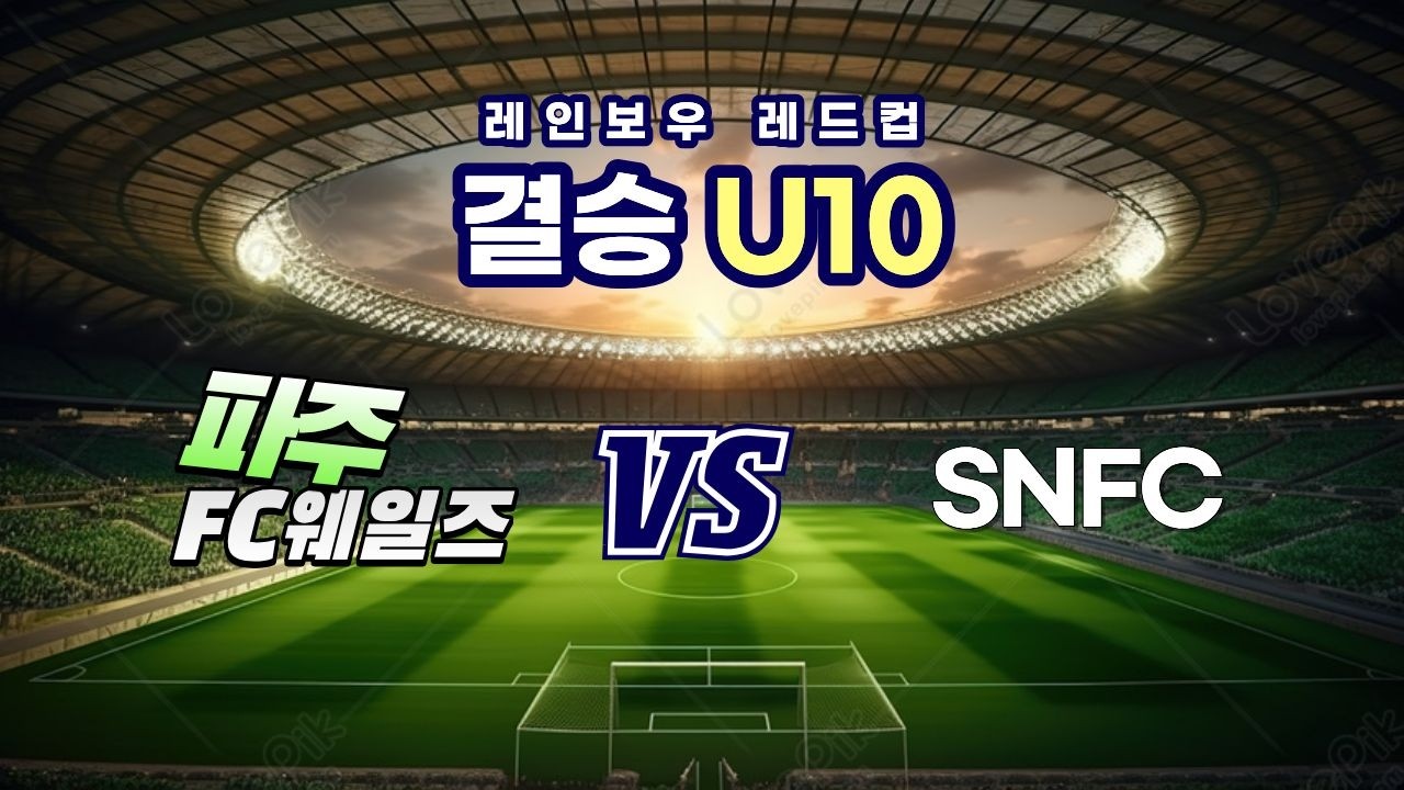 26314 레인보우 레드컵 결승전 파주 FC웨일즈 VS SNFC