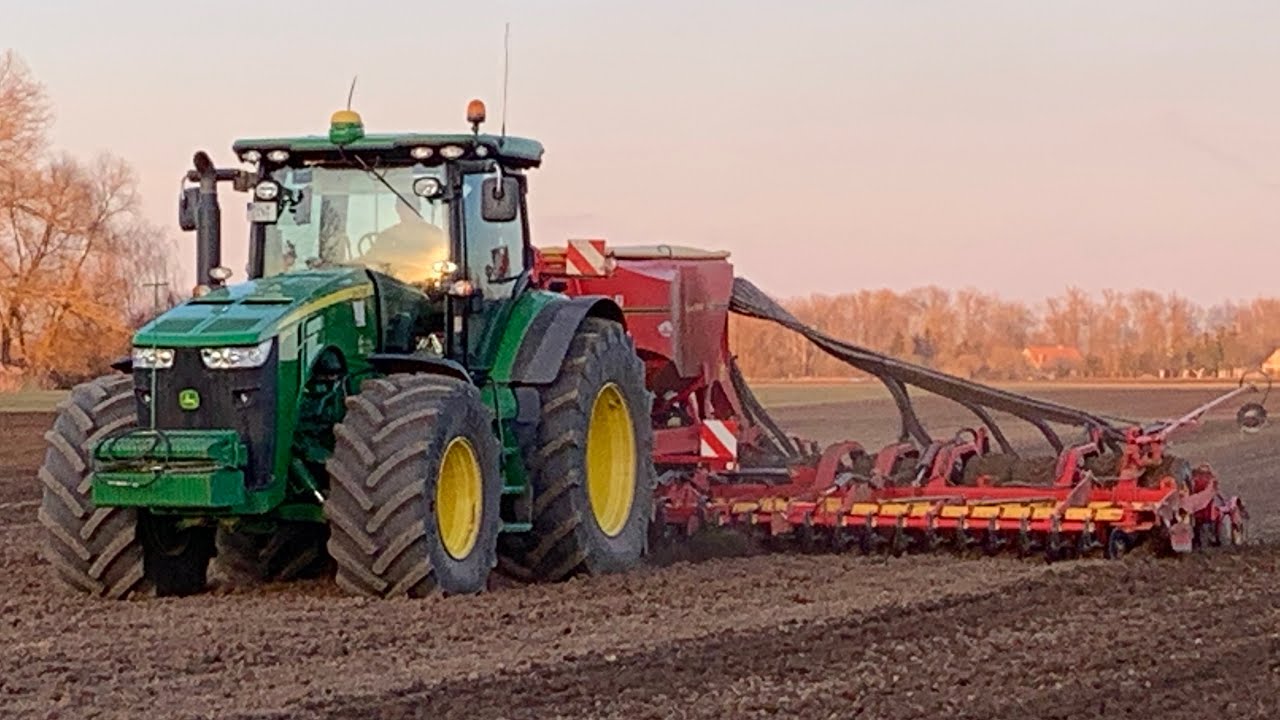🚜John Deere 8360R mit Väderstad Spirit 900 S🚜