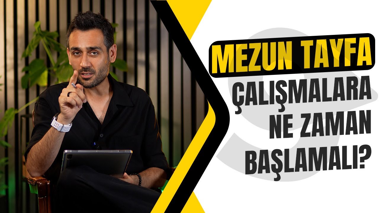 Mezun Tayfa Çalışmalara Nereden, Nasıl Başlamalı? Bütün Konular? Denemeler ?
