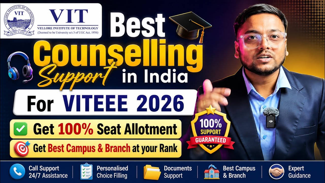 VIT Counselling support 🔥 | VIT Counselling Process 2026 | VIT Vellore Cutoff | VIT Choice Filling