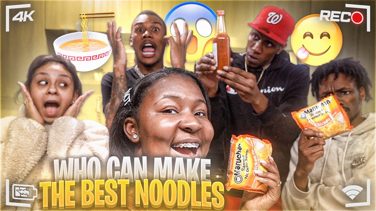WHO MAKES THE BEST RAMEN NOODLES FT. WARREN FAMILIA & FRIENDS | IAMJUSTAIRI CHALLENGES