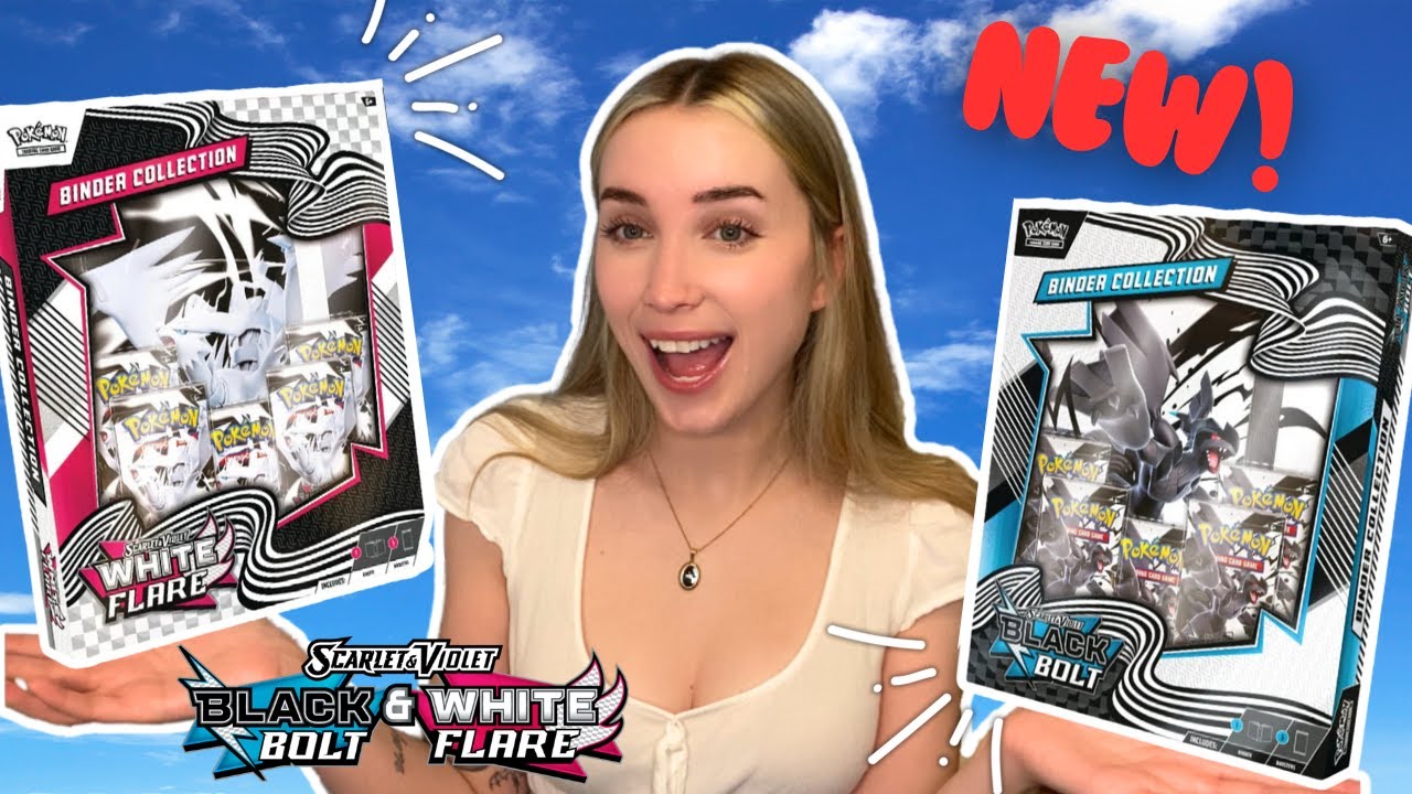 Opening the *NEW* Black Bolt & White Flare Binder Collection Boxes! (Pokémon pack opening)