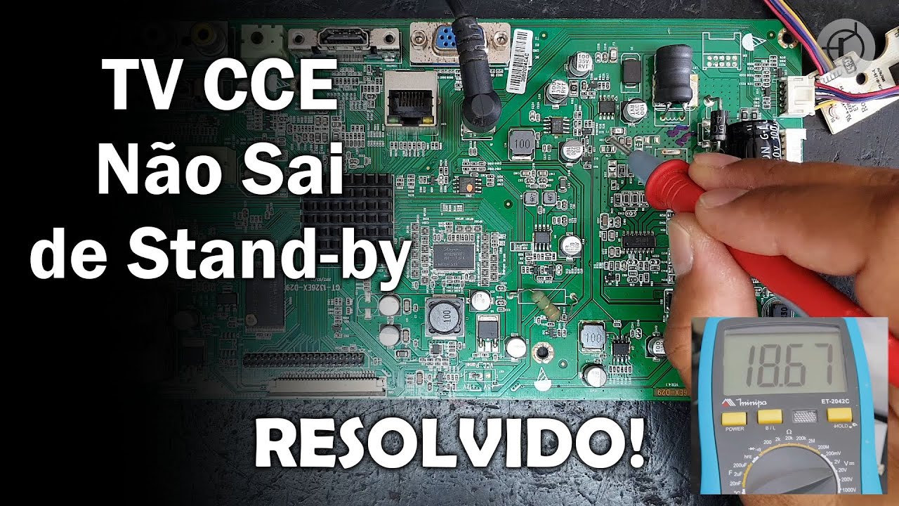 TV CCE Não Liga RESOLVIDO!