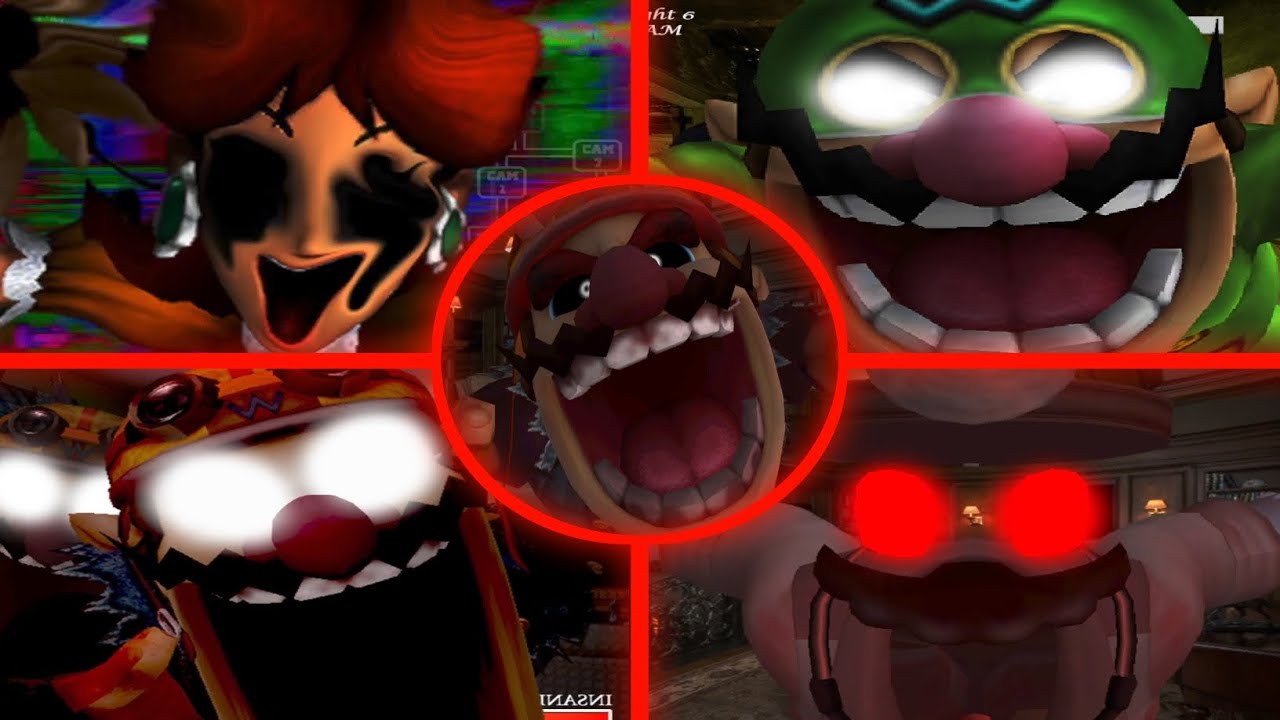 Five Nights At Wario's: Switched In Time | All Jumpscares!