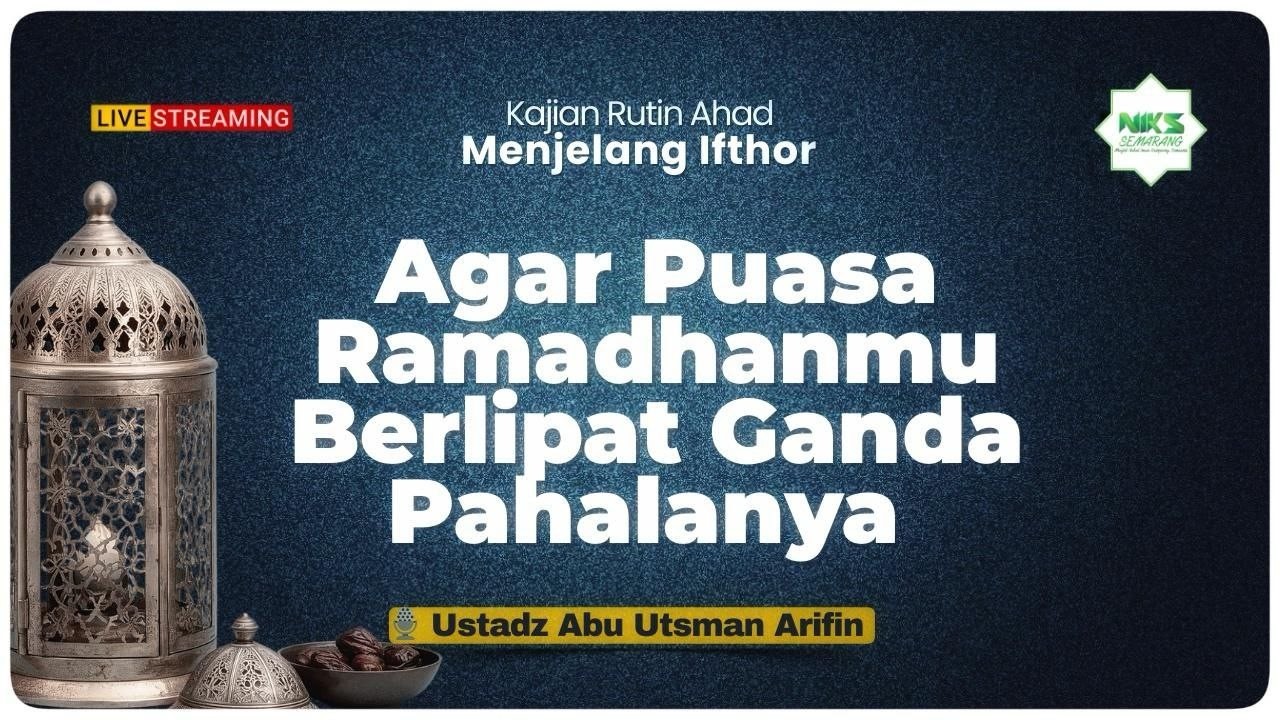 Ustadz ABU UTSMAN ARIFIN