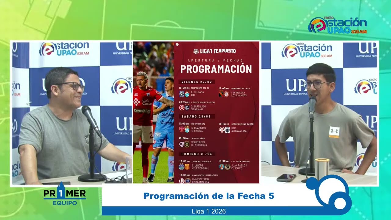 Fútbol trujillano 2026: todo sobre la Fecha 5 de la Liga Distrital | Primer equipo