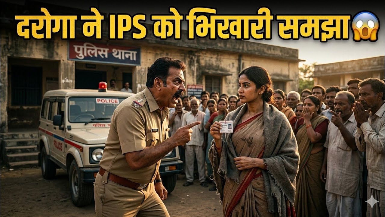 दरोगा ने IPS को भिखारी समझकर किया अपमान… फिर जो हुआ देखकर सब हैरान रह गए! 😱