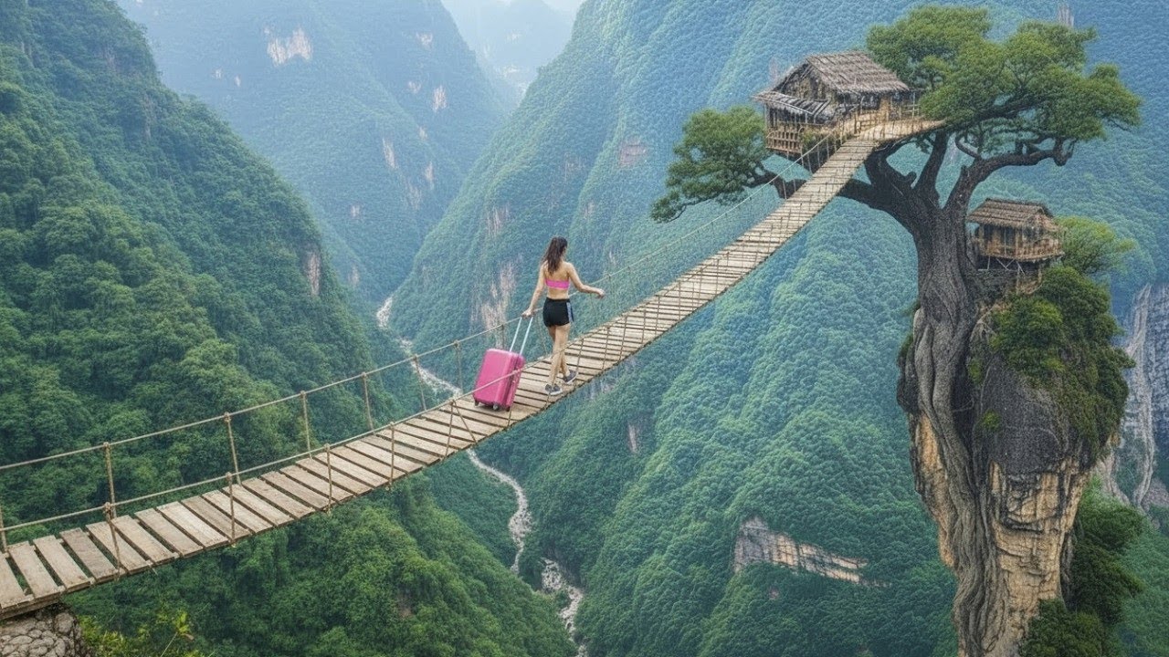 12 / Day Survival Challenge: Building a Sky Tree House Turns Dangerous