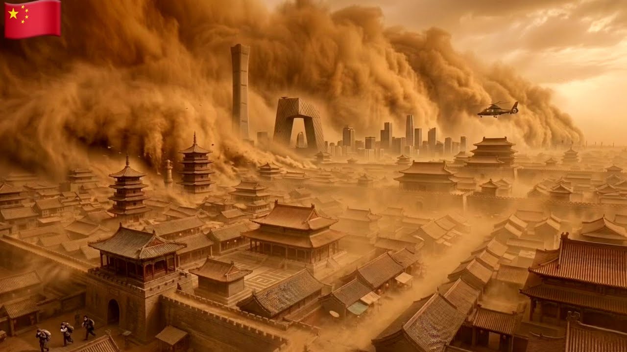 China Dust Storm Disaster: Massive Sandstorm Hits Xinjiang, Visibility Near Zero, Travel Disrupted