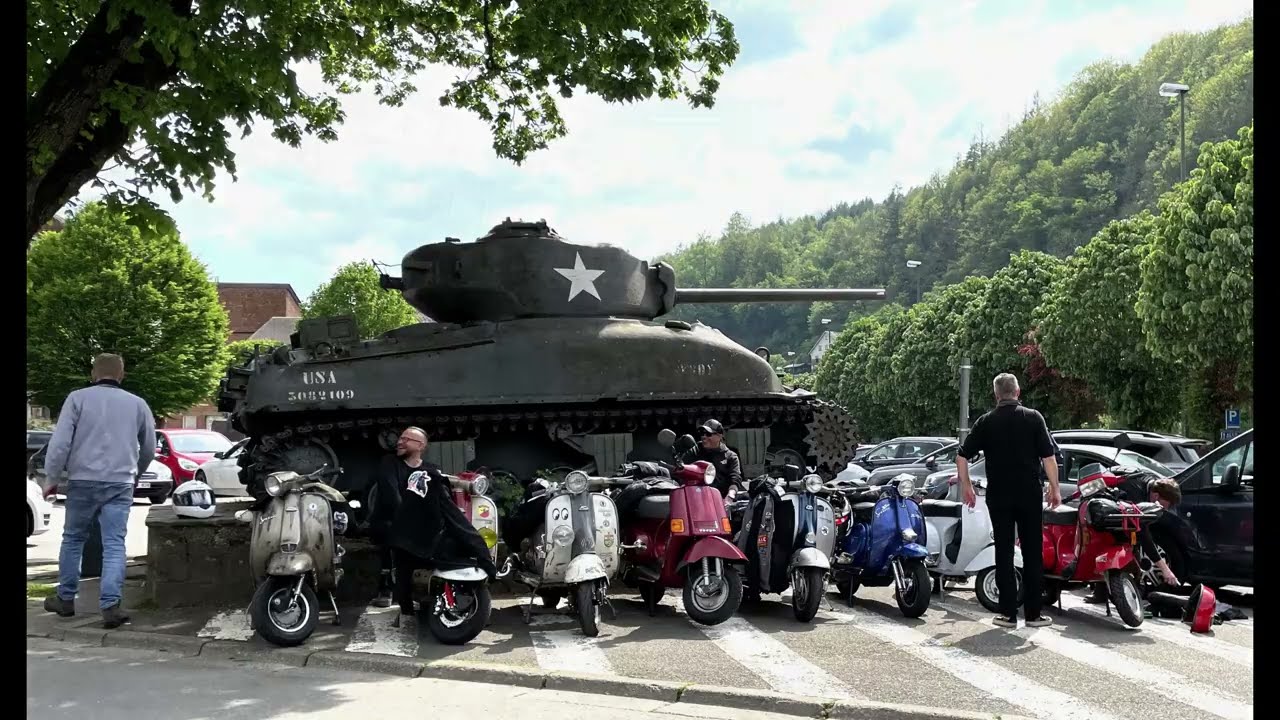 Lambretta Vespa Cosanauten Tour Ardennen Day 1