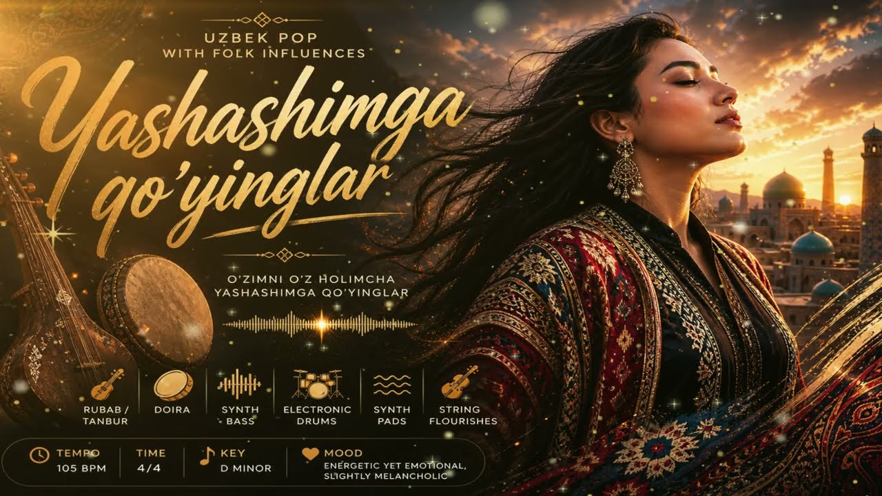 Yashashimga Qo&lsquo;yinglar | Dardli Uzbek Pop Hit 2026