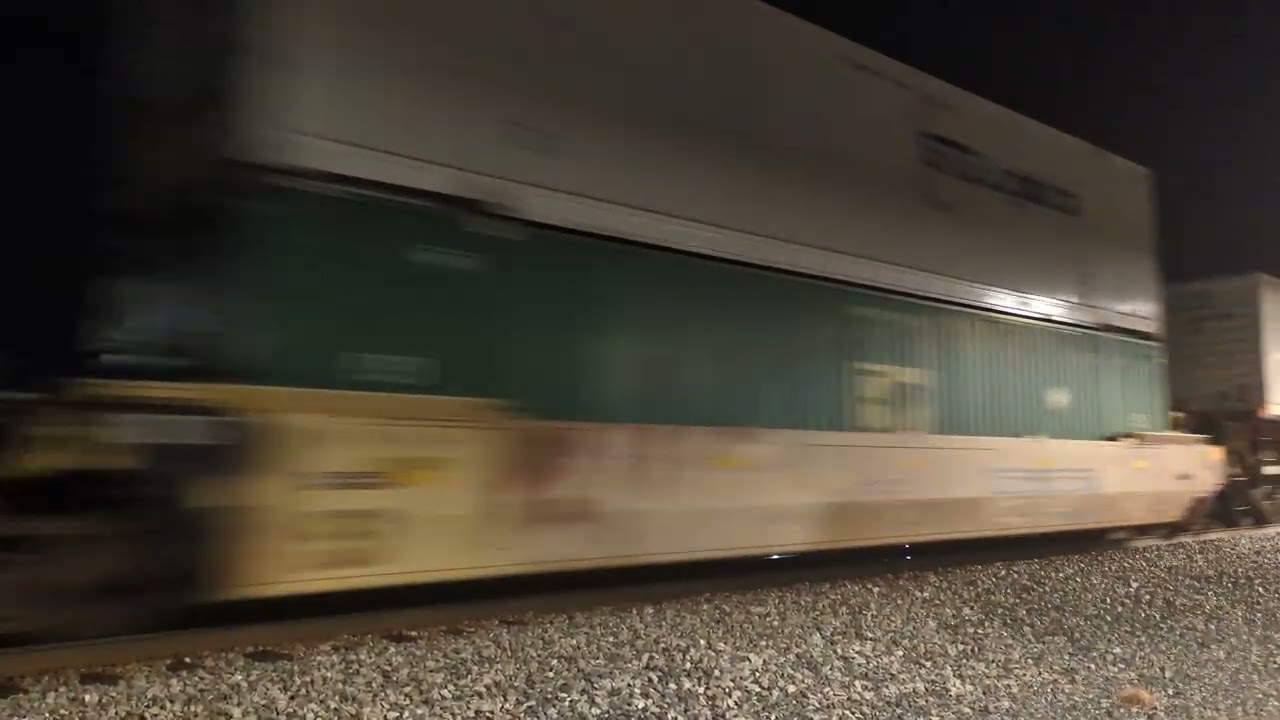 NS #1070 wabash Heritage Unit Leads 25A  Intermodal Through Gastonia NC 