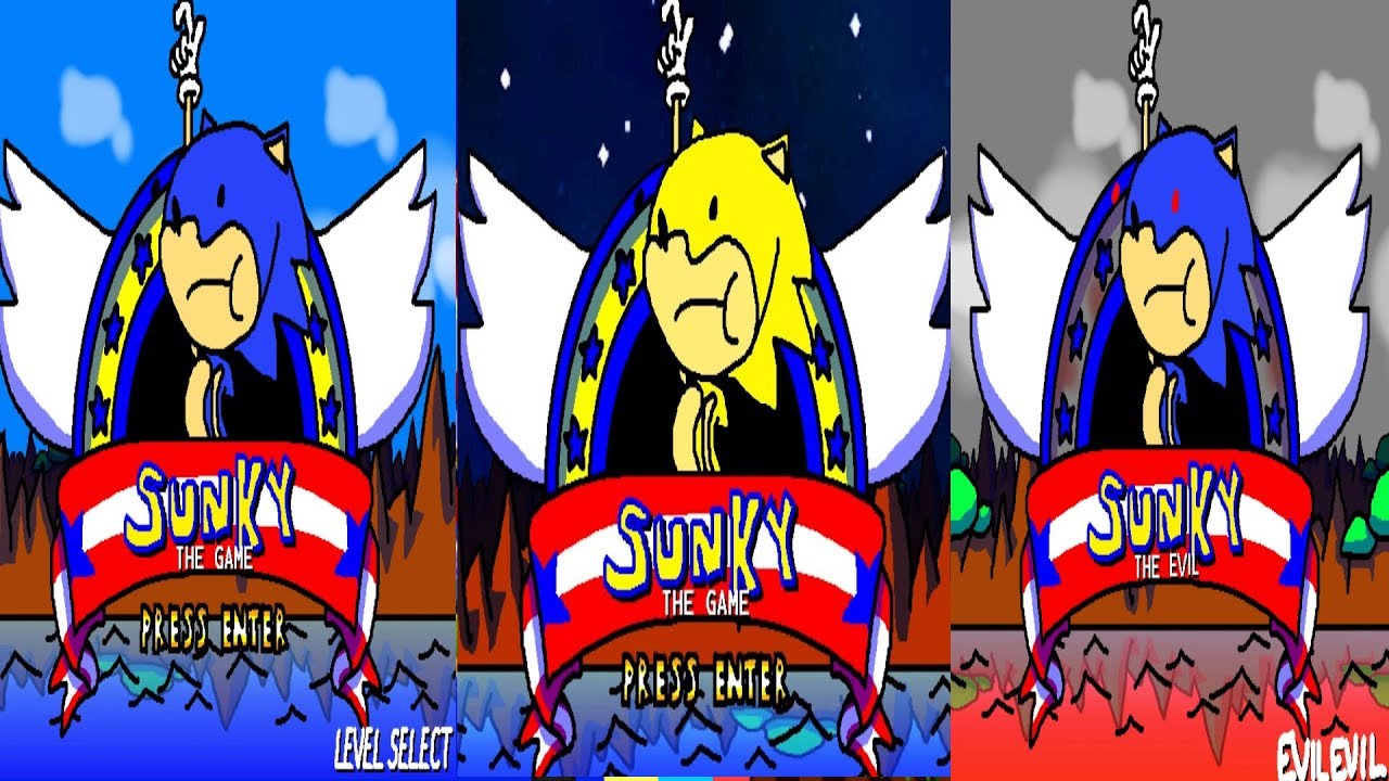 Sunky the game 1,2,3 and Sunky.mpeg