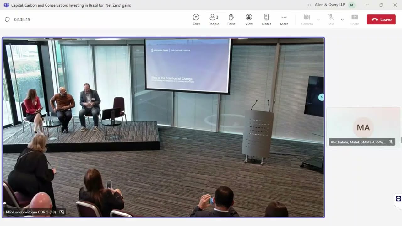 Capital, Carbon and Conservation: Investing in Brazil for Net Zero Gains Seminar - Panel 1