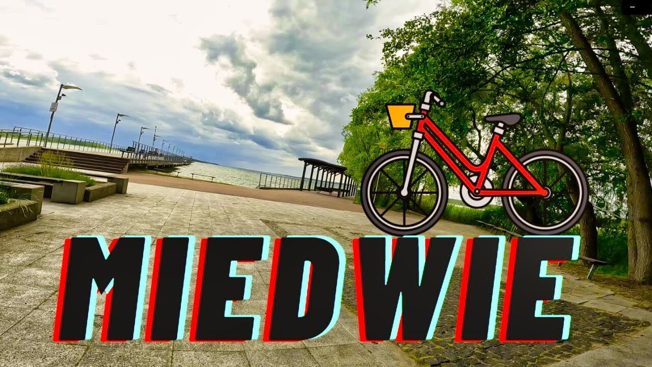 Rowerem ze Szczecina nad jezioro Miedwie 🎥 4k