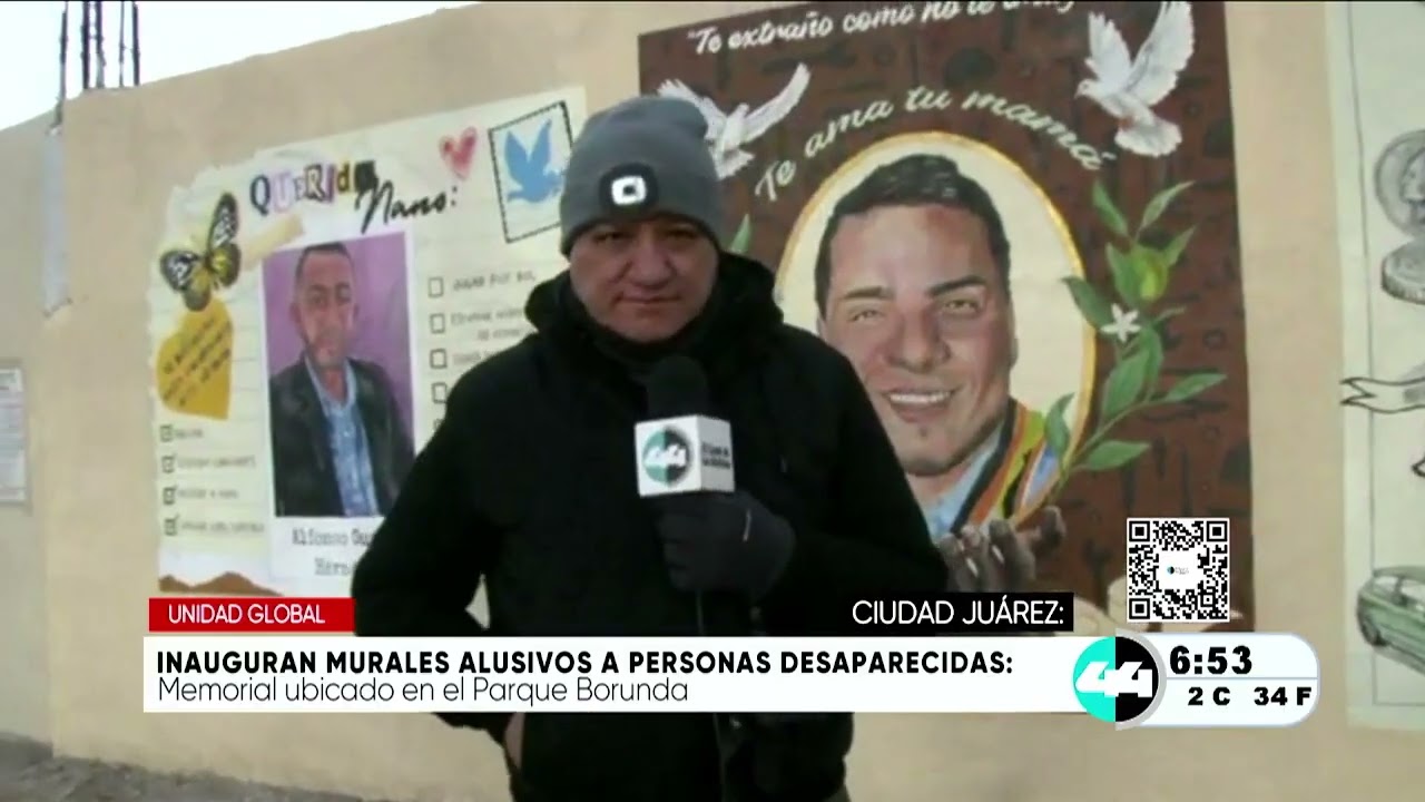 Inauguran murales alusivos a personas desaparecidas
