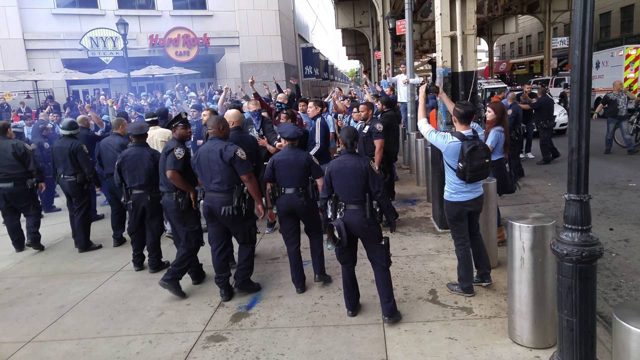 NYCFC vs Red Bulls Fans 