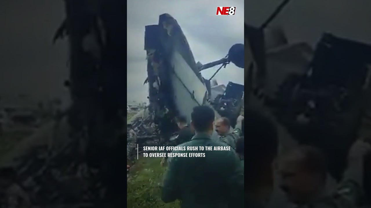 IAF AN-32 Crashes During Landing at Jorhat Airbase