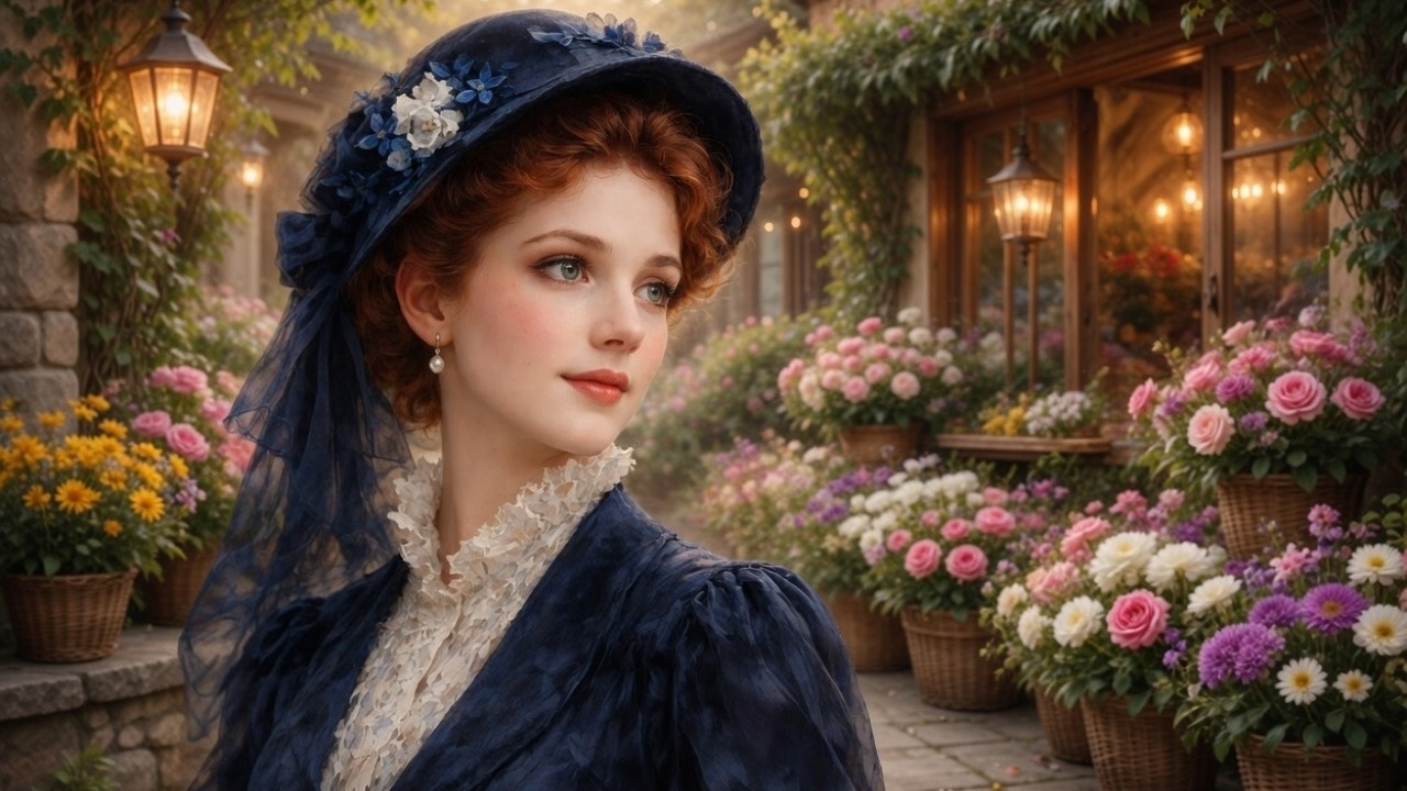 The Flower Seller | A Quiet Morning in Victorian London | Visual Poem