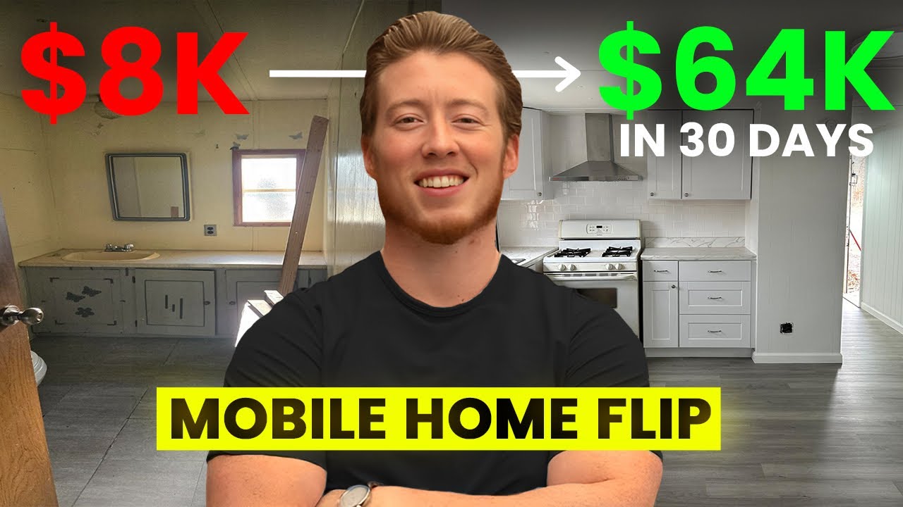 How I Made $64,000 Flipping a Mobile Home I Bought for $8,000