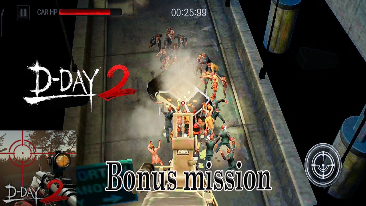 Zombie Hunter D-Day 2 Gameplay Walkthrough (Android, iOS) - Bonas