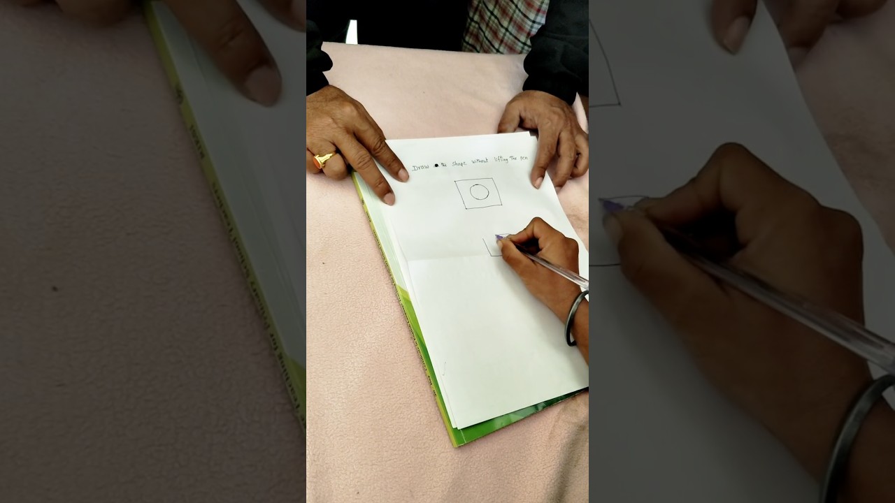 Draw the shape without lifting the pen 