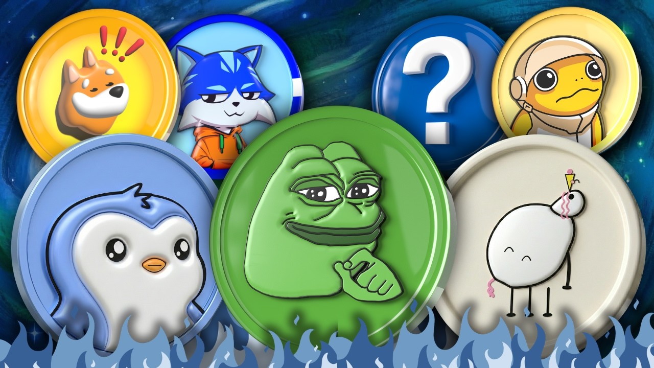 PEPE, PUDGY, + Top 5 Memecoins To Become a Millionaire