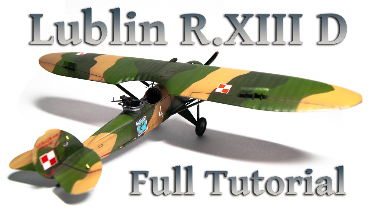 Model Lublin - 1/48 Mirage Hobby - Full Tutorial