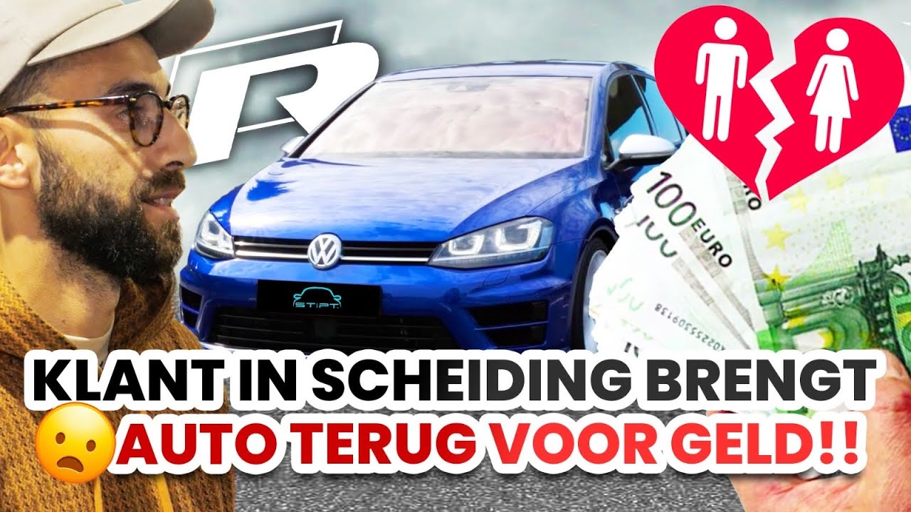 Klant in scheiding brengt auto terug voor geld!!