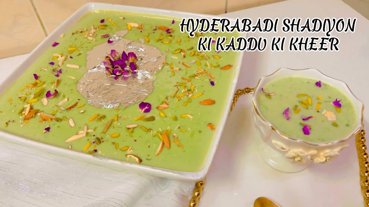 Dhamakedar Bawarchi  Style Hyderabadi Kaddu ki Kheer | Hyderabadi Shadiyon Wali Kaddu Ki Kheer