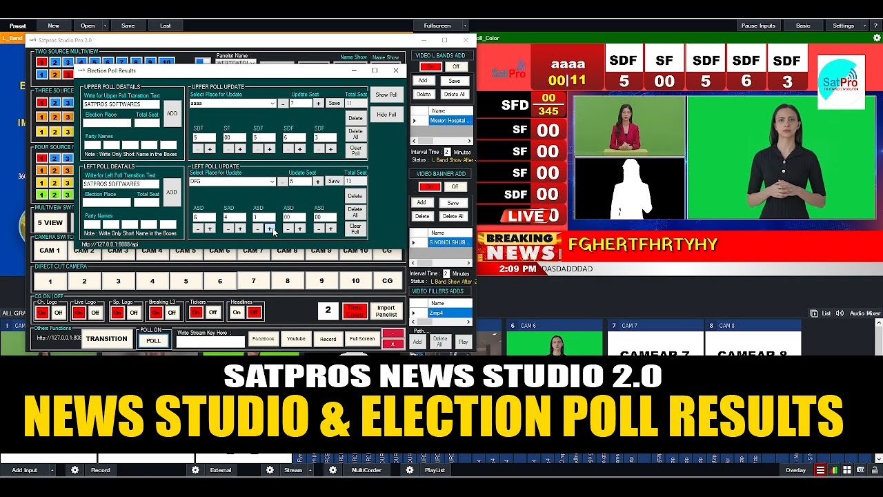 How to Install & How to Work Satpros News Studio 2.0...