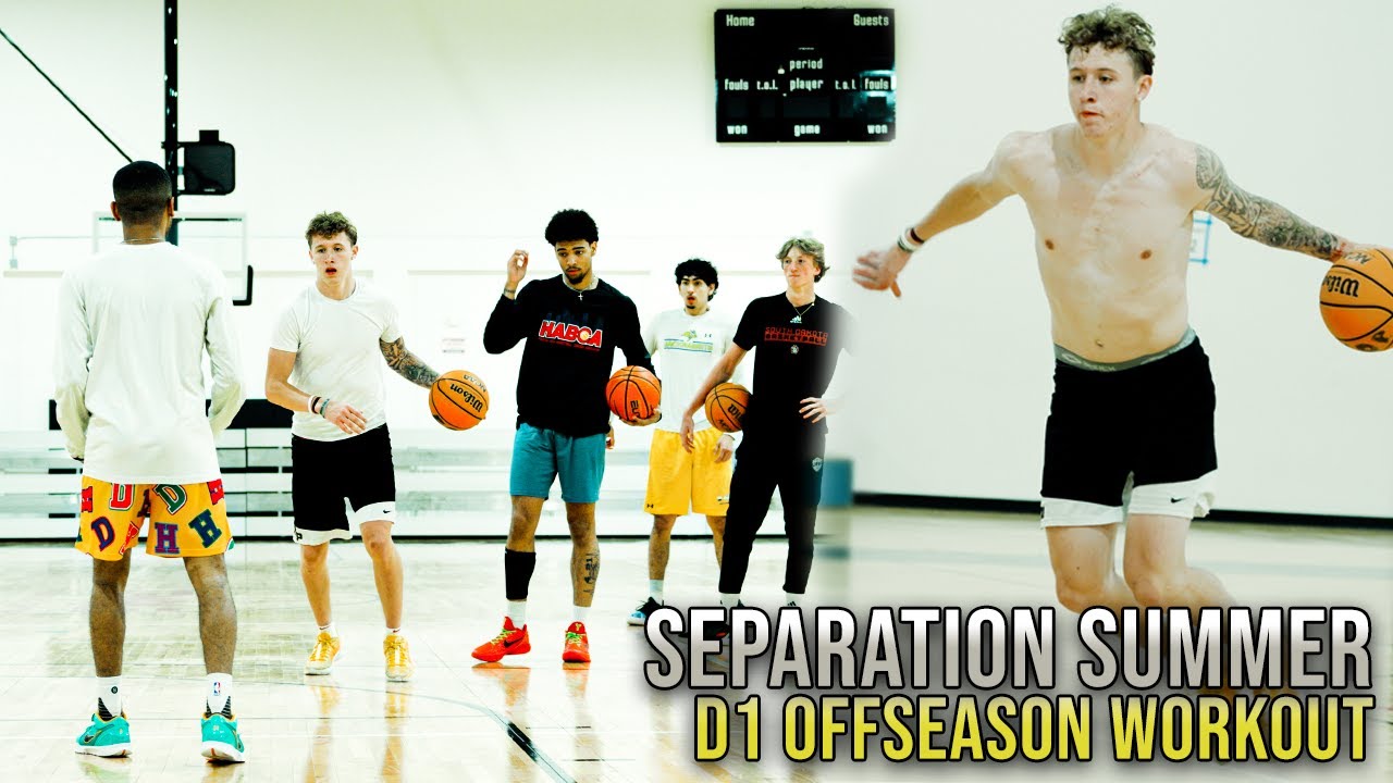 Full D1 Basketball Workout with Skills Trainer 😤🔥