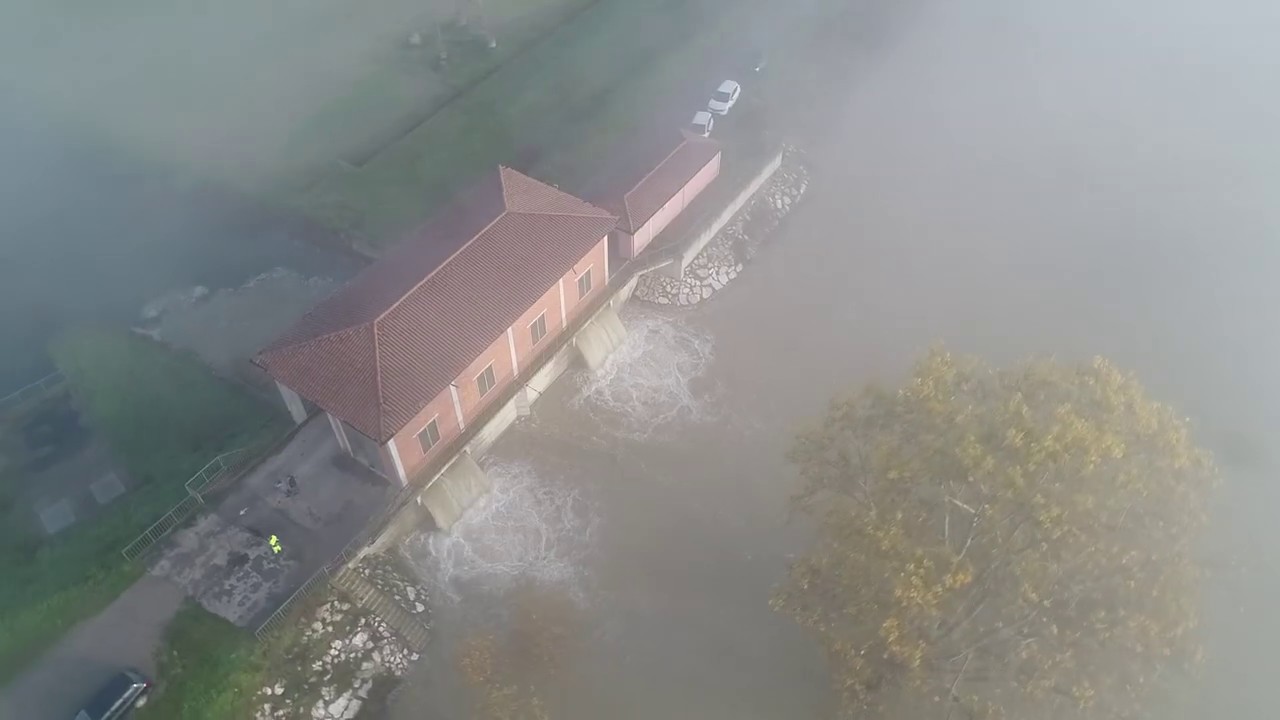 Piena del Po, in volo sugli impianti del Dunas di Cremona e Stagno