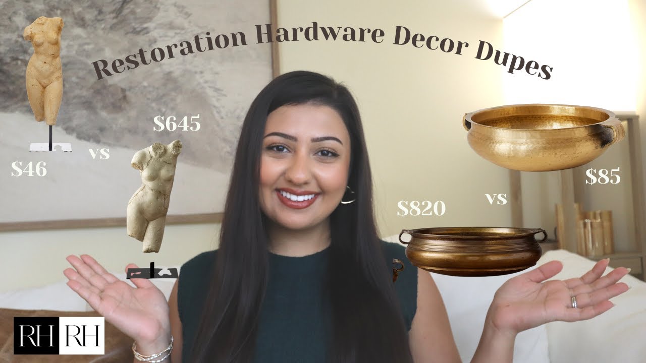 Restoration Hardware Decor Dupes || Bougie on a Budget || Gallagher Abode