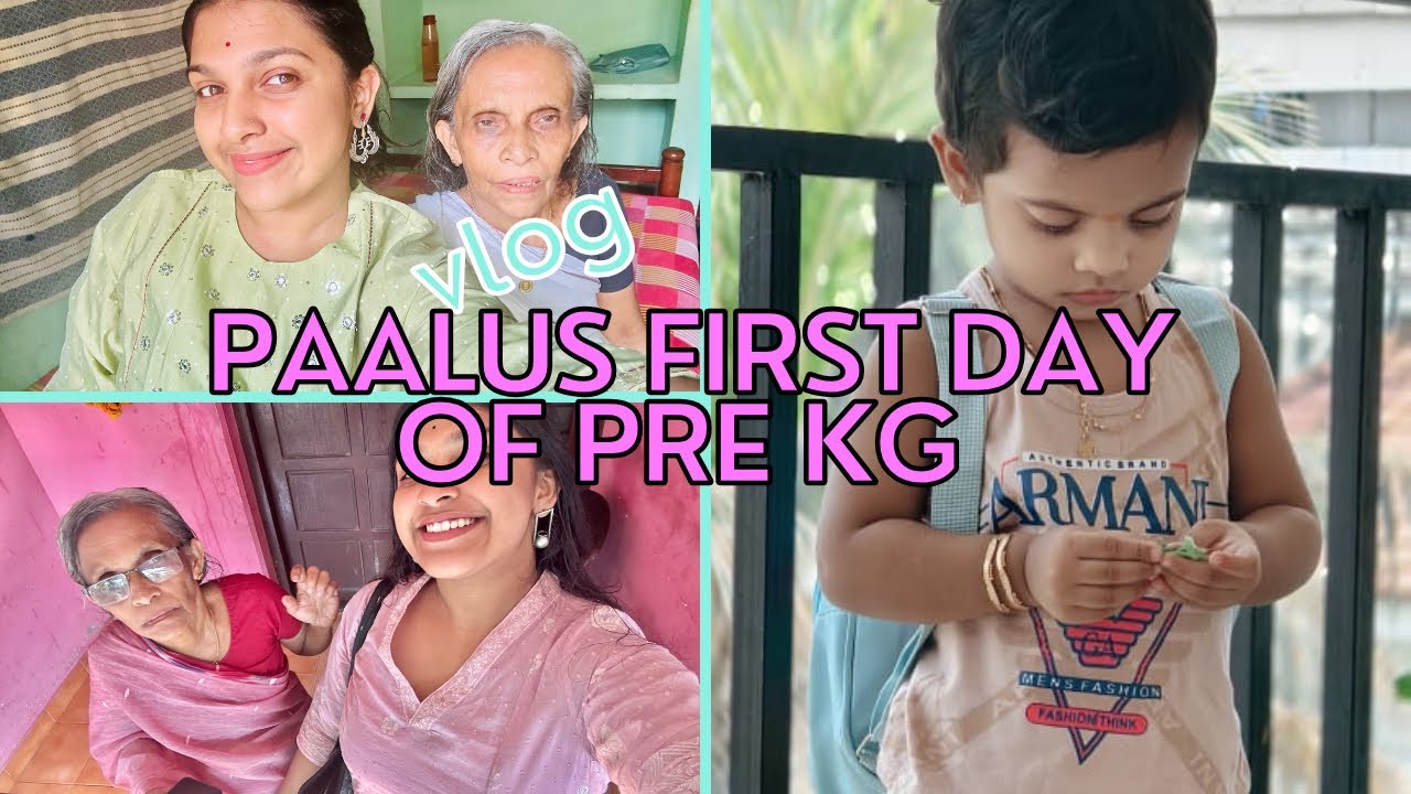 Paalus first day at prekg 🥺 Ammumas fav lunch 🤤❤️