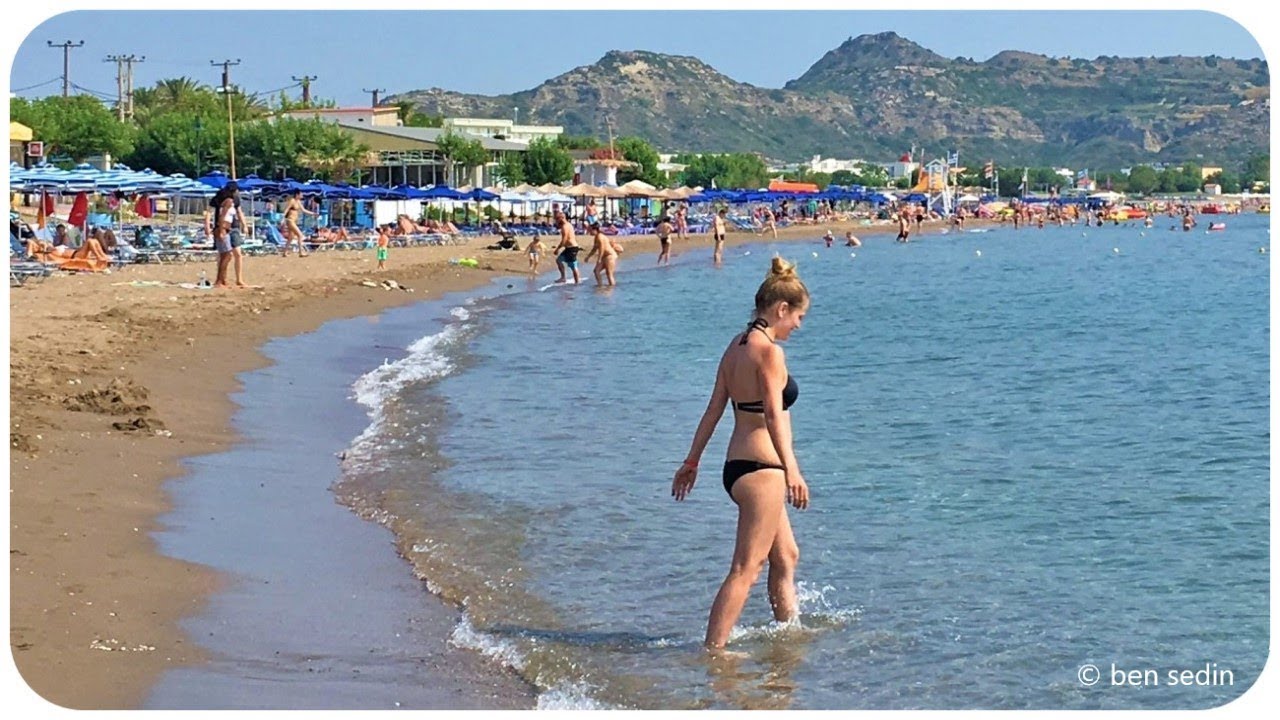 Faliraki Beach, Rhodes, Greece - Παραλία Φαληράκι