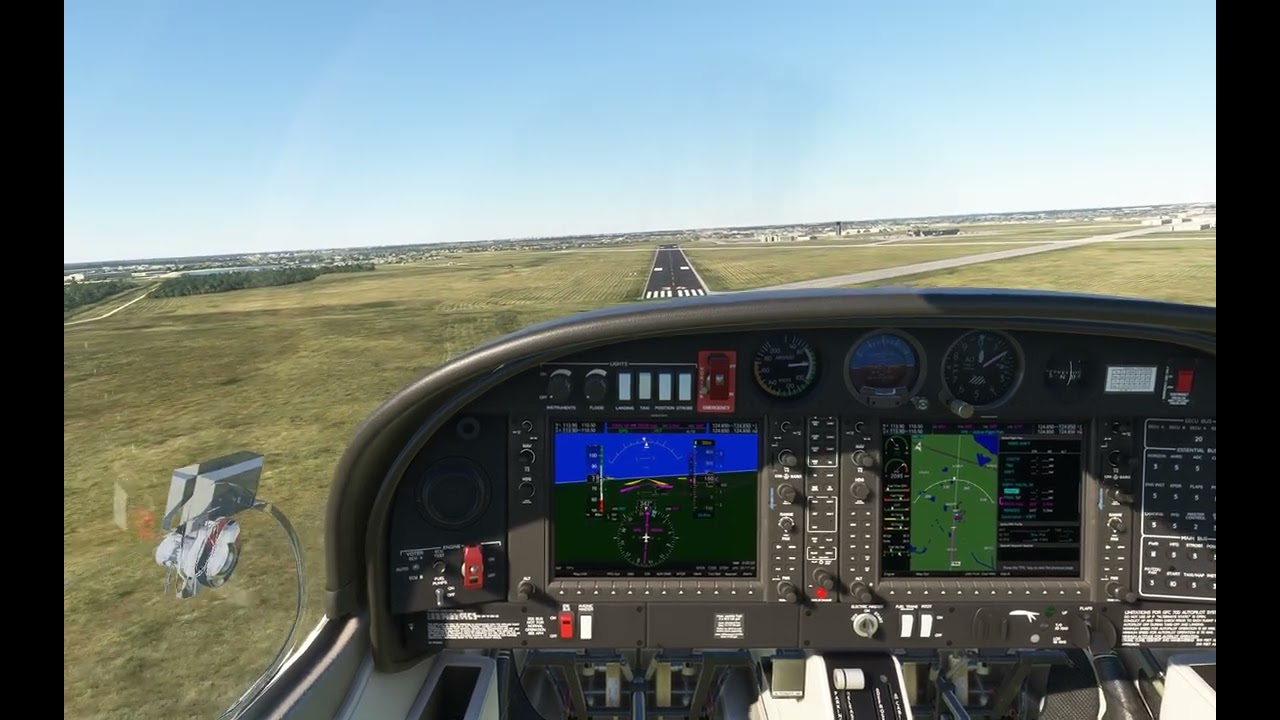 my first DA40NG crosswind landing