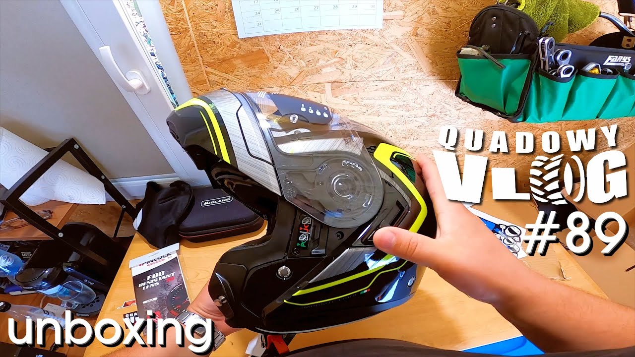 #89 - Nowy Interkom Midland BTX2 Pro, Kask Caberg Levo od Motobardziorów, UNBOXING  (vlog pl)