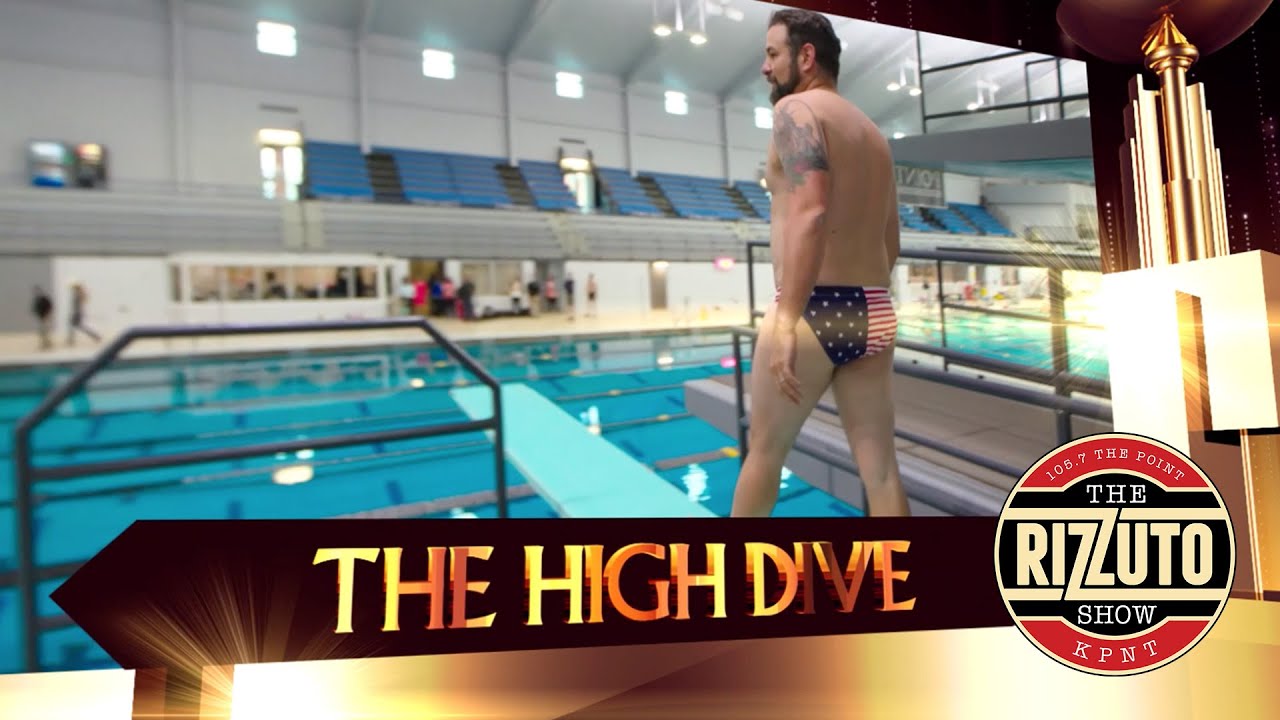 Did RIZZ score a perfect 10 in his speedo? It's the HIGH DIVE Rizzlympics Competition!
