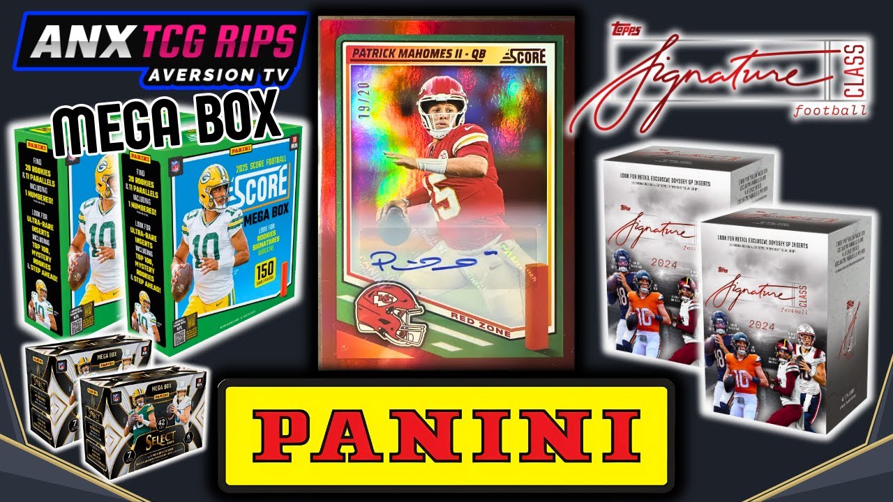 NFL Kickoff! 2024 Topps Signature, Panini Select & 2025 Score Box Opening! 🏈✨