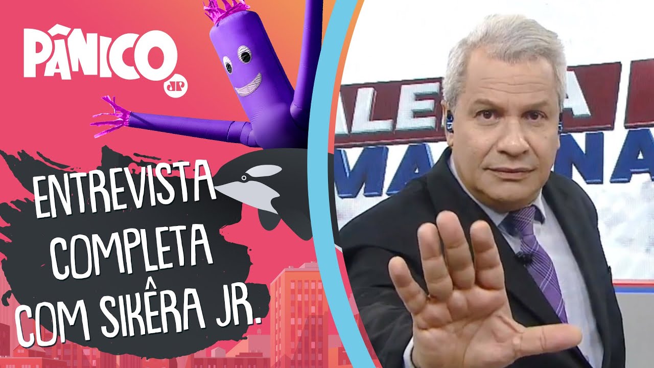 Assista à entrevista com Sikêra Jr. na íntegra