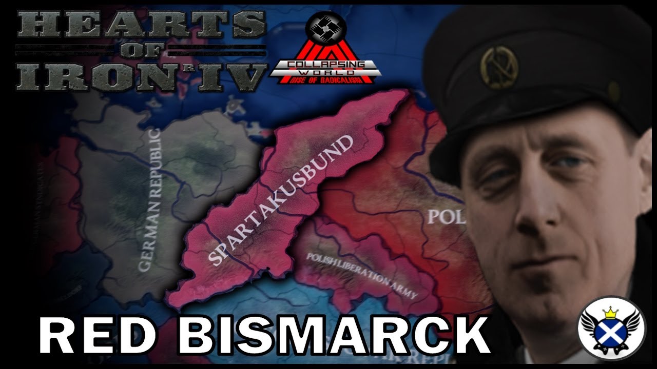 Red Germany! | HOI4 Collapsing World: Rise of Radicalism Spartakusbund
