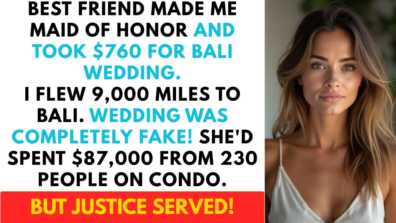 Best Friend's Destination Wedding Was Fake—Collected $87K, Bought BMW & Condo Instead | TRUE STORY