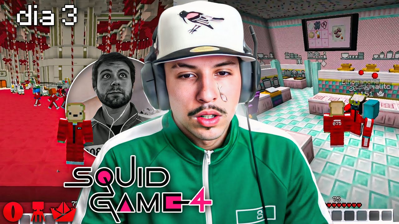 VIVIENDO EL PEOR DIA DE MI VIDA 😭 ELIMIN&Eacute; A MI IDOLO VEGUETTA || SQUID CRAFT GAMES 4 &nbsp;DIA&nbsp;3&nbsp;|&nbsp;Samulx