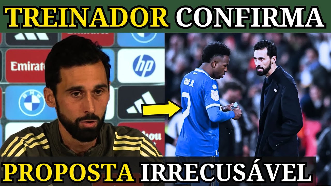 OLHA O QUE NOVO TREINADOR DO REAL FALOU SOBRE SAÍDA DE VINI JR DO CLUBE | NÃO TEM MAIS CLIMA?