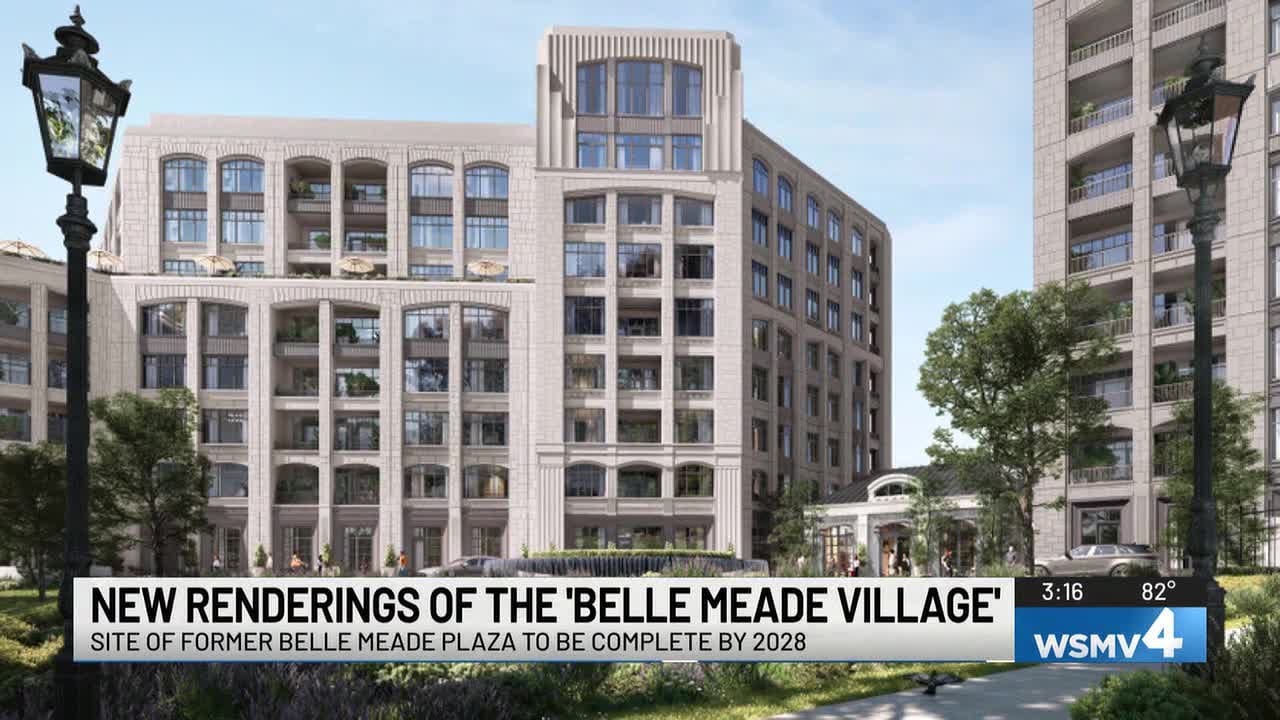 New renderings of Belle Meade Village released