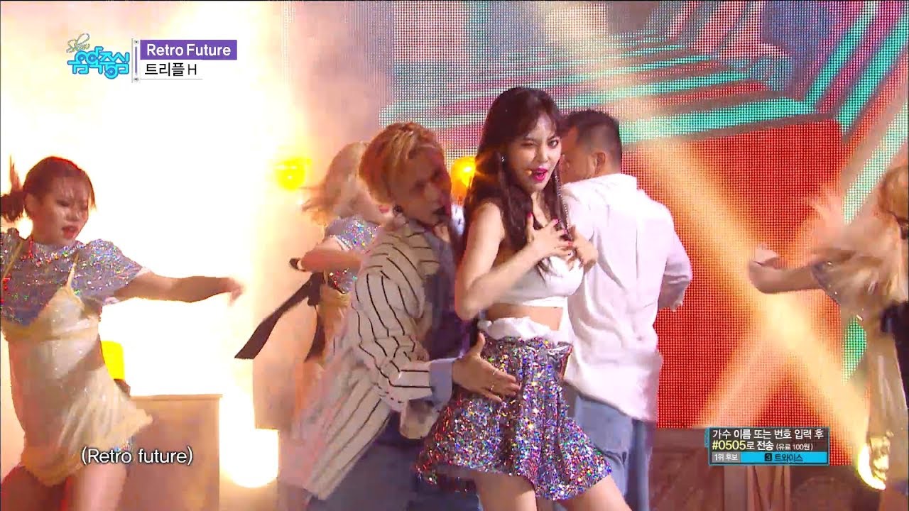 【TVPP】TRIPLE H - Retro Future, 트리플 에이치 –레트로 퓨쳐 @show music core