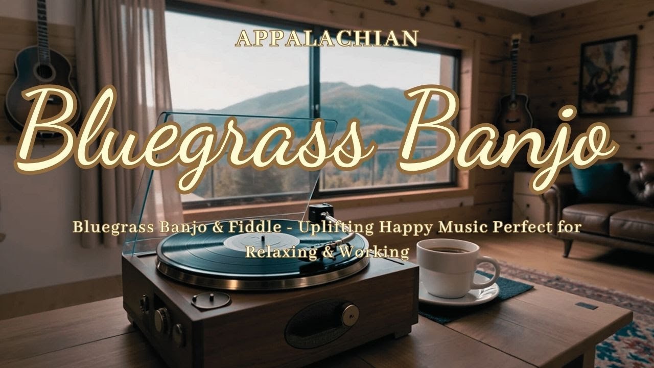 Bluegrass Banjo & Fiddle - Uplifting Happy Music Perfect for Relaxing & Working