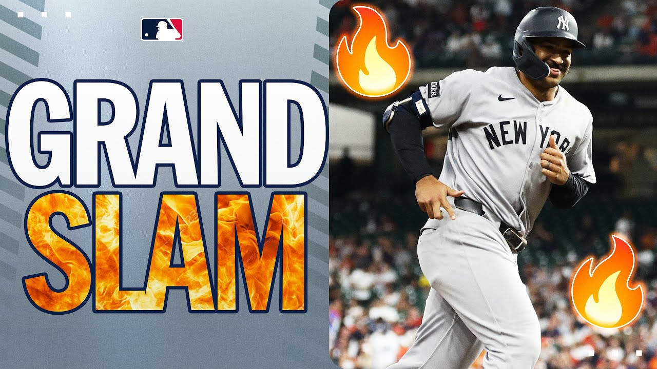 GrisHIM! 😏 Trent Grisham launches a GRAND SLAM against the Astros in Yankees win!!