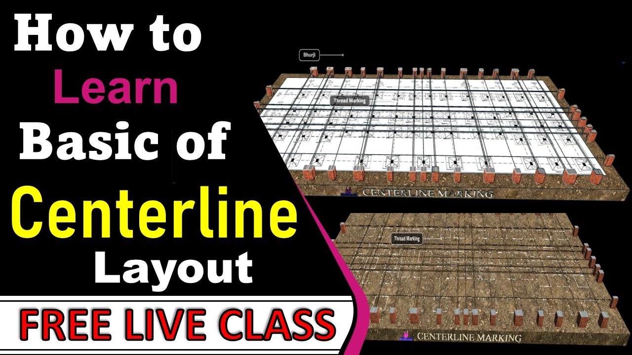Live Class || How To Learn Basics Of Centerline Layout || By CivilGuruji